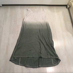 White and green ombré sundress